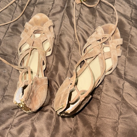 Michael Kors Elegant Tan Women's Sandals - Picture 3 of 5